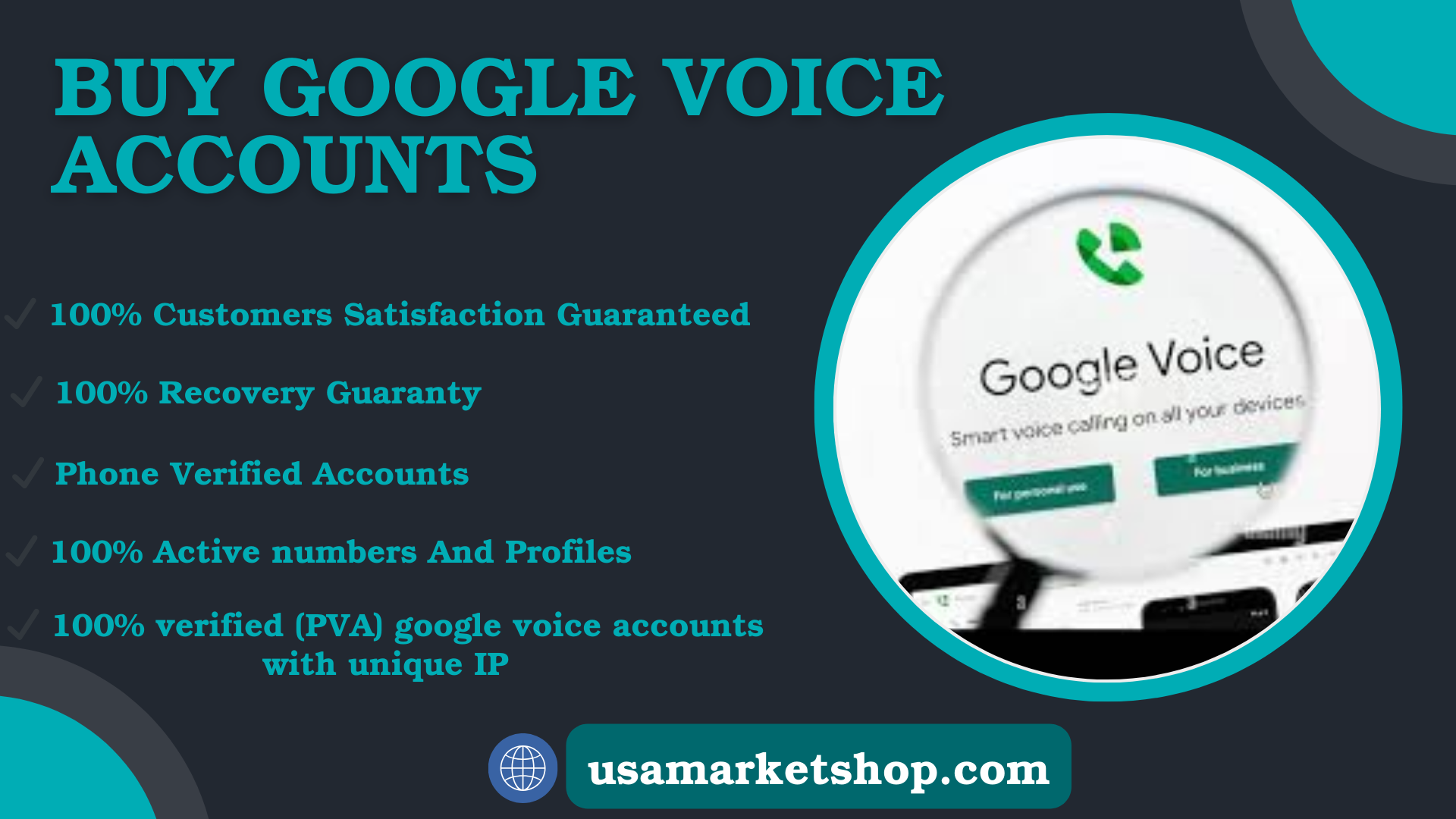 Buy Google Voice Accounts